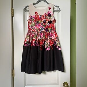 Zoe LTD Pink Floral Dress - Girl 14